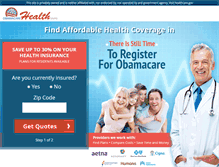 Tablet Screenshot of obamacarehealth.info